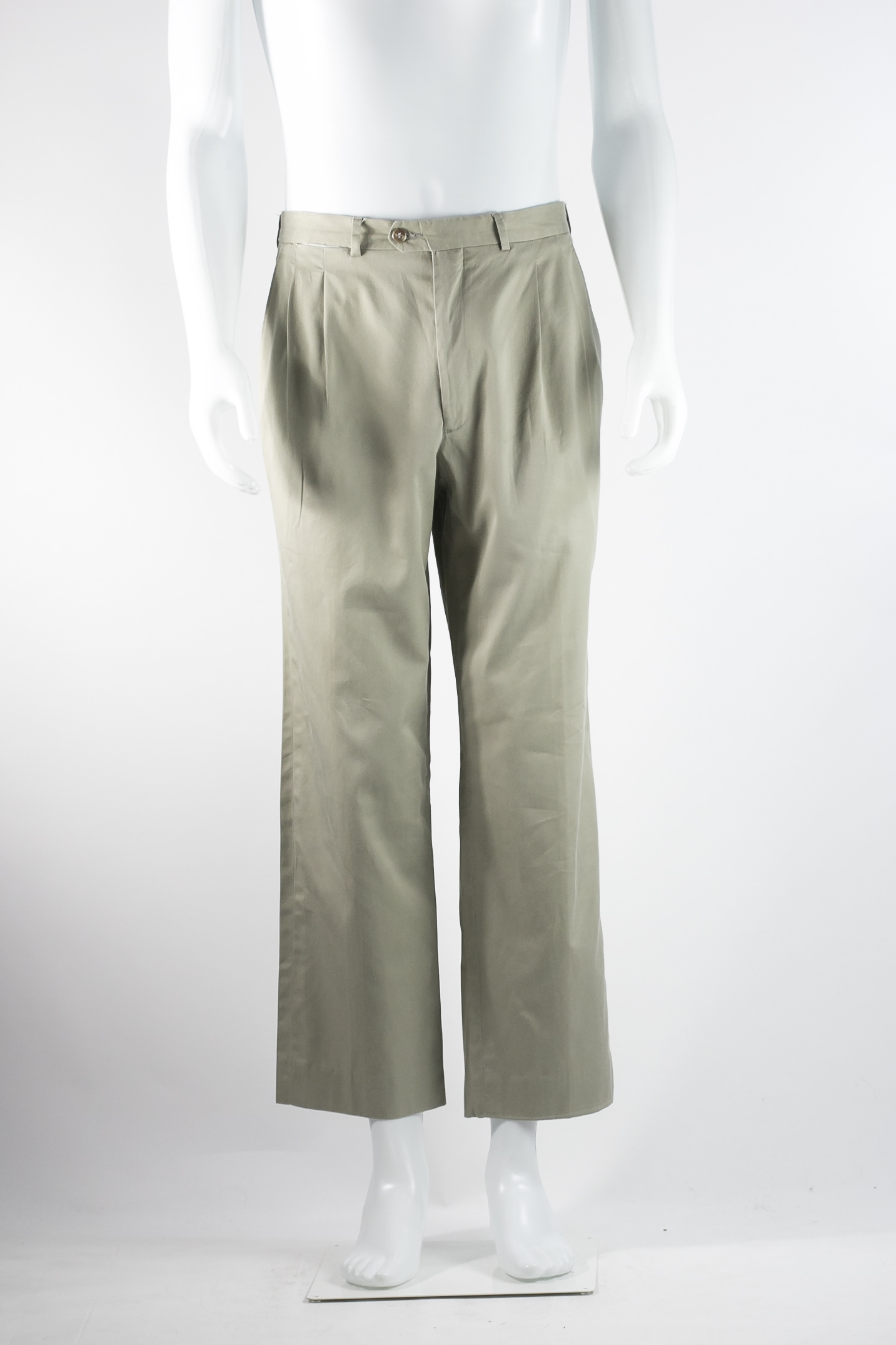 calça social masculina bege